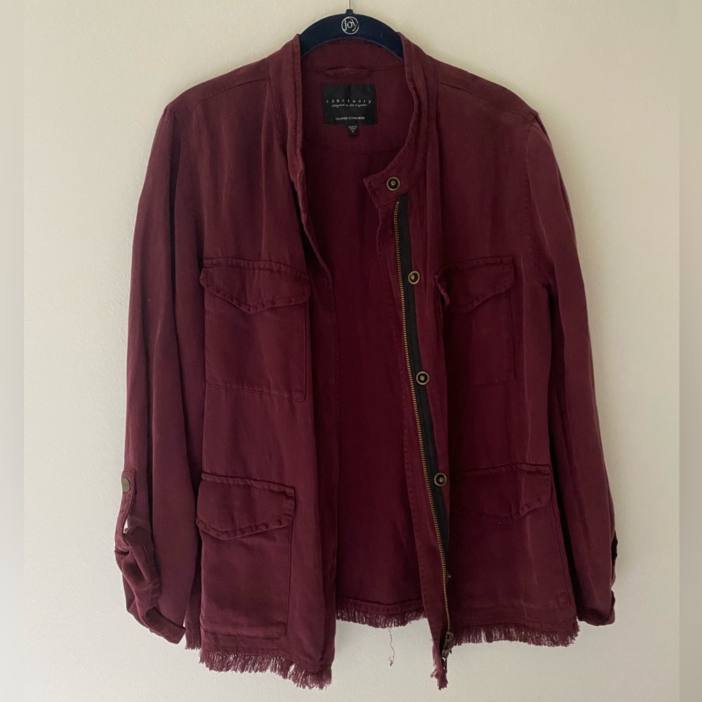 Sanctuary Zip Up Utility Jacket